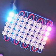 100pcs WS2812B Addressable LED  Pixel light SMD 5050 RGB on Heat Sink PCB Board