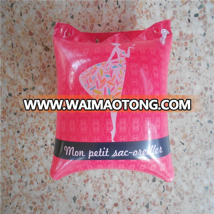 Most popular PVC red and orange inflatable pillow bag