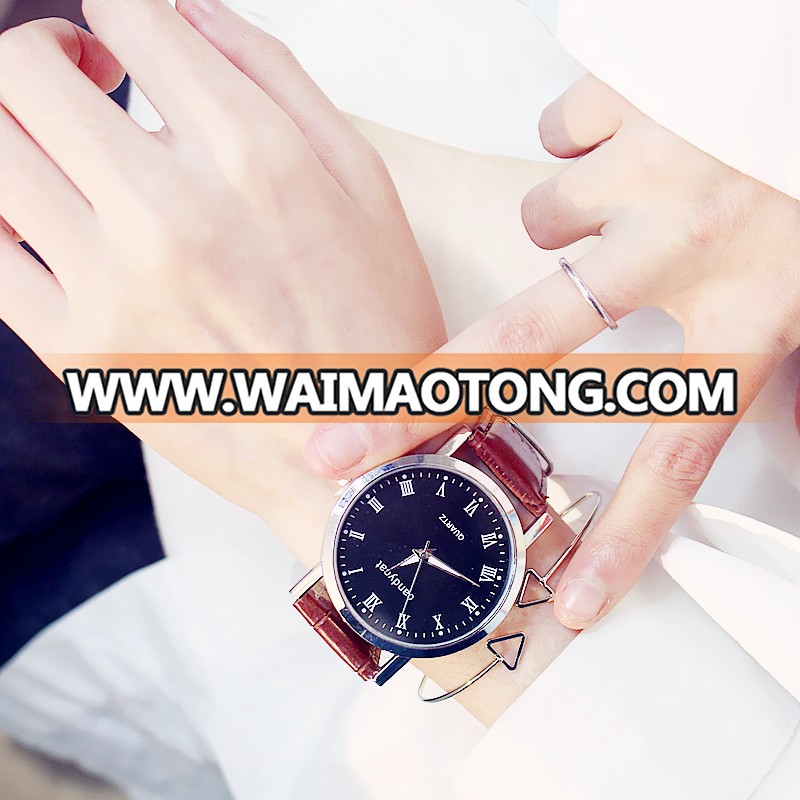 Fashion Watch Women Casual Atmosphere Korean Students Waterproof Simple Men's Watch Couple Watches