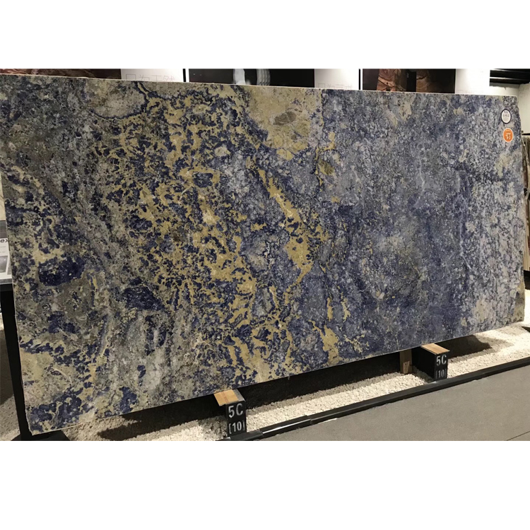 High-end Great Quality Bolivia Exotic Sodalite Blue Granite Stone Slabs Price