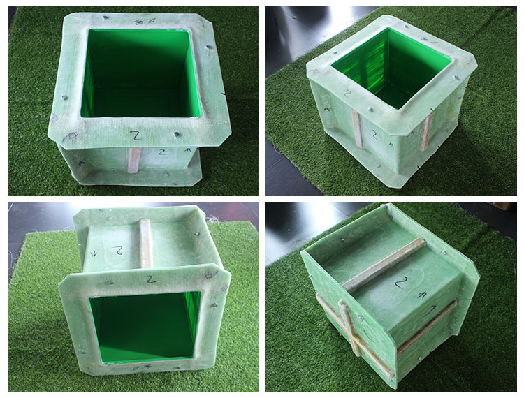 Rectangle large fiberglass concrete planter flower pot molds for sale