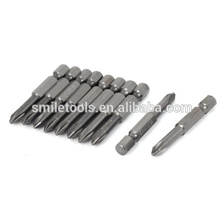 SmileTools Magnetic Long Phillips Screw Head Screwdriver Bits Electric Screwdriver Set