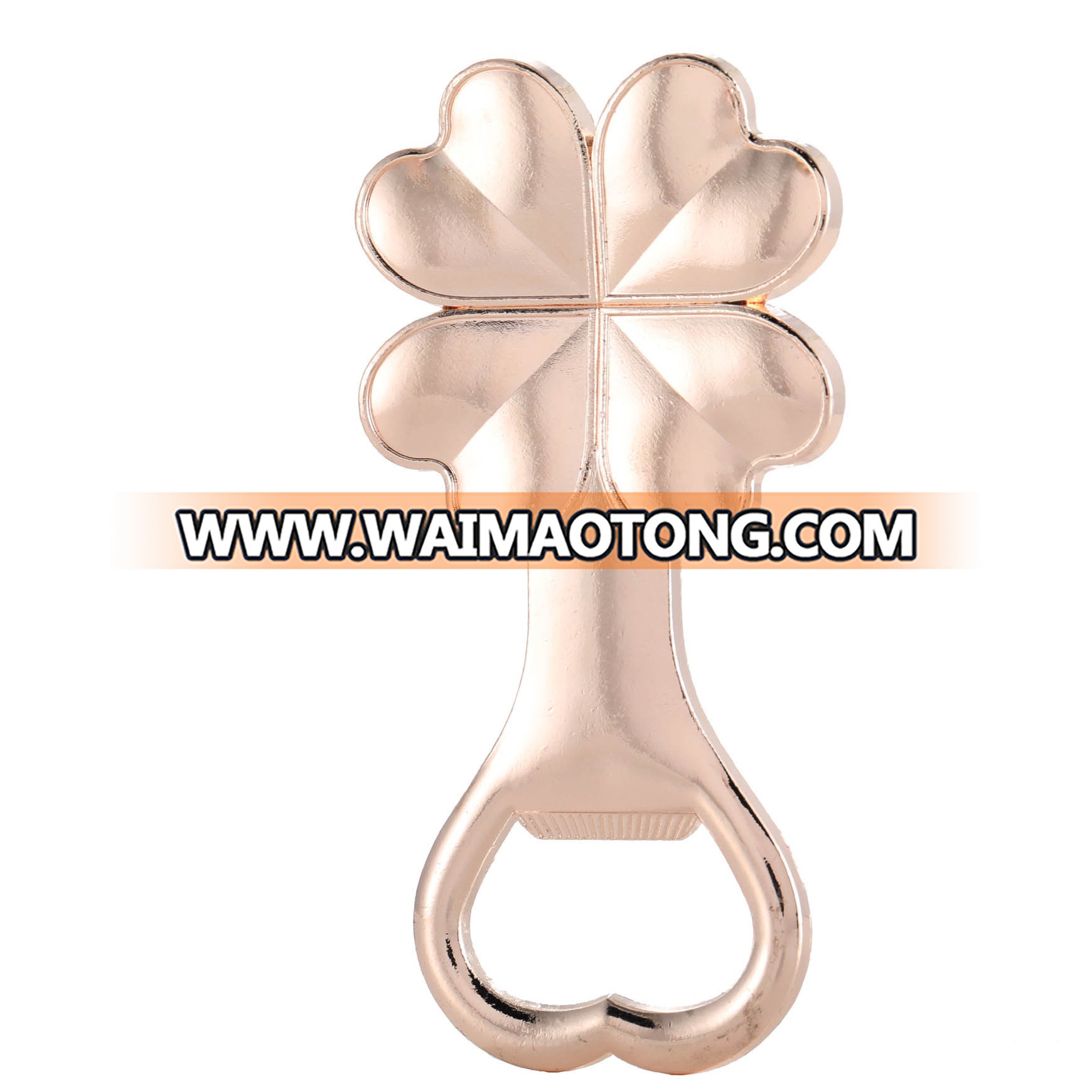 Ywbeyond Golden Wedding and bridal shower souvenirs Lucky clover green four leaf clover bottle opener