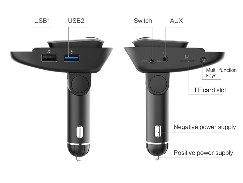 best quality bluetooth wireless fm transmitter mini car mp3 player