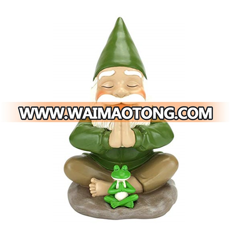 High Quality Frog Garden Decor Resin Gnome Sculpture