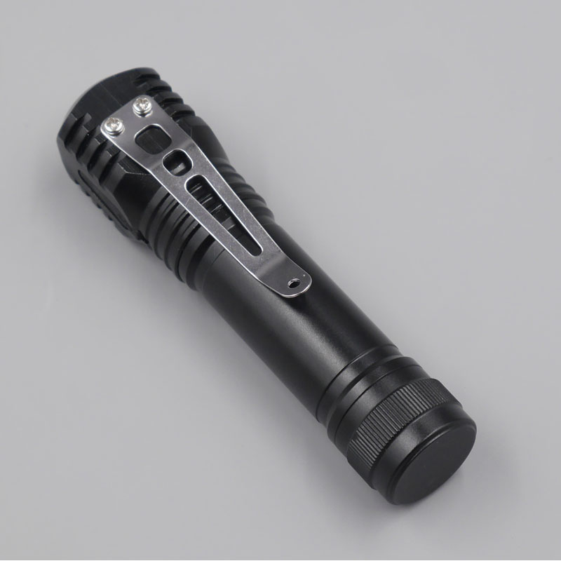 Portable XP-G3 led magnet mini usb torch pocket clip outdoor camping light flashlight