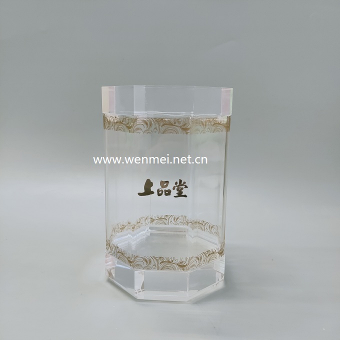 Luxury Custom Acrylic Bird's Nest Packing Box/Display Box/Plexiglass Food Storage Box