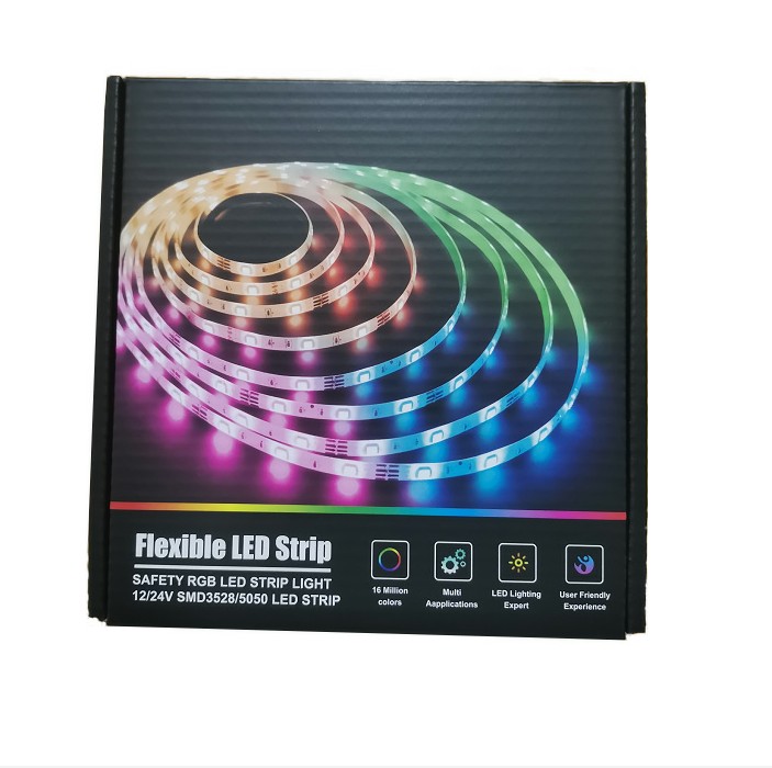 300 led 16.4 feet multi full color IP65 IP20 44key remote controller DC12V power adapter RGB led strip kit