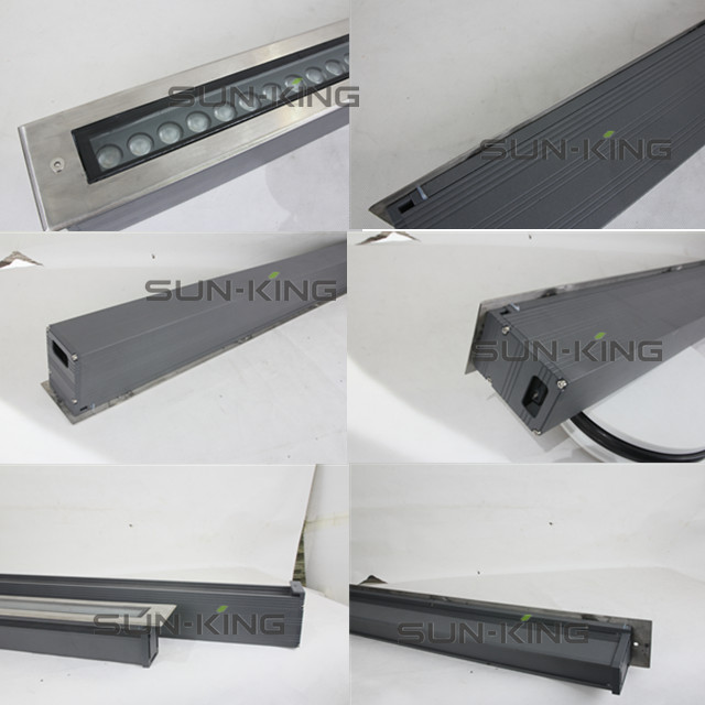 Walkway linear 1000mm yellow blue 36W paver lamp deck lights outdoor led