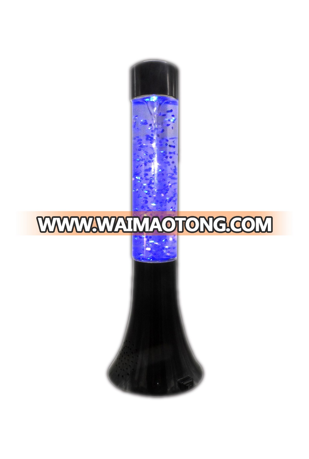 Novelty 14" Glitter light with bluetooth speaker