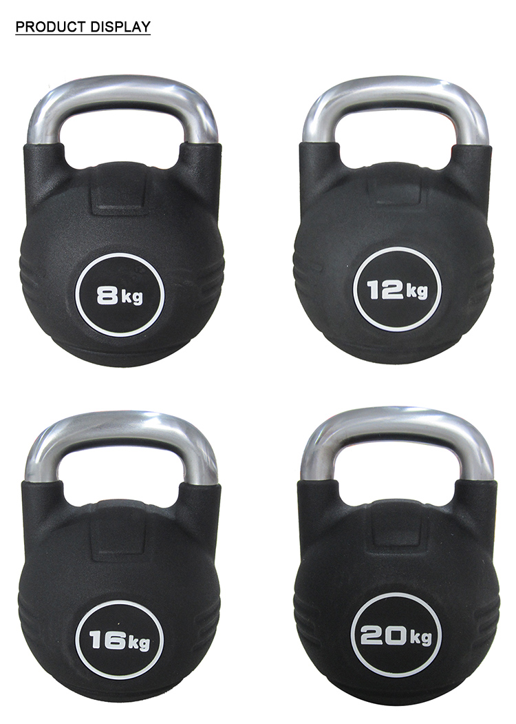 New Style Wholesale Weight PU Competition Kettlebell