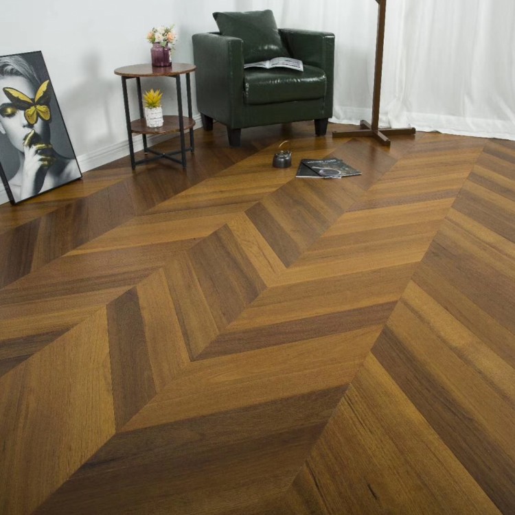 Teak engineered chevron floors parquet tiles