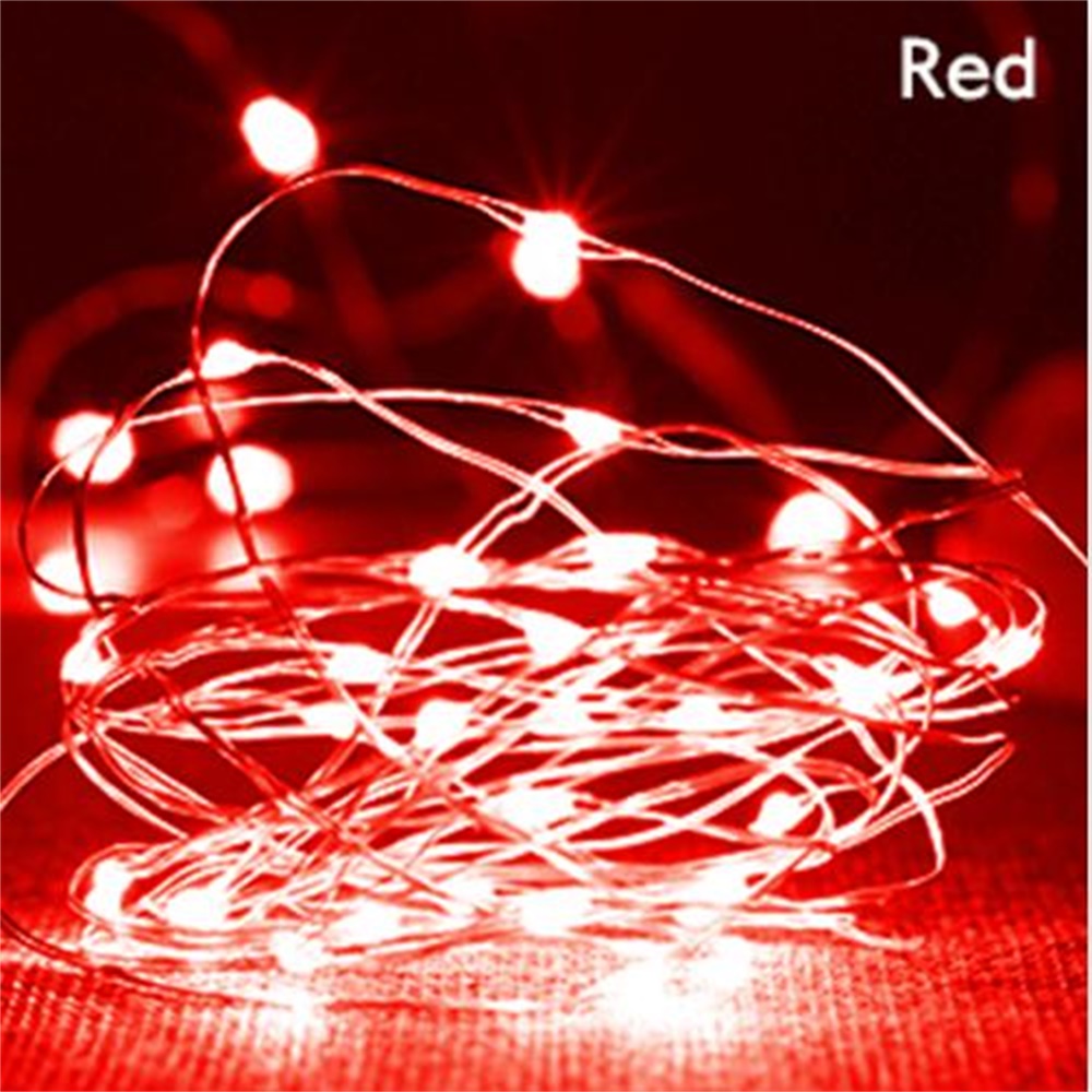 1M RGB Flash LED Cork Shaped LED Copper Wire String Light Wine Bottle lamps