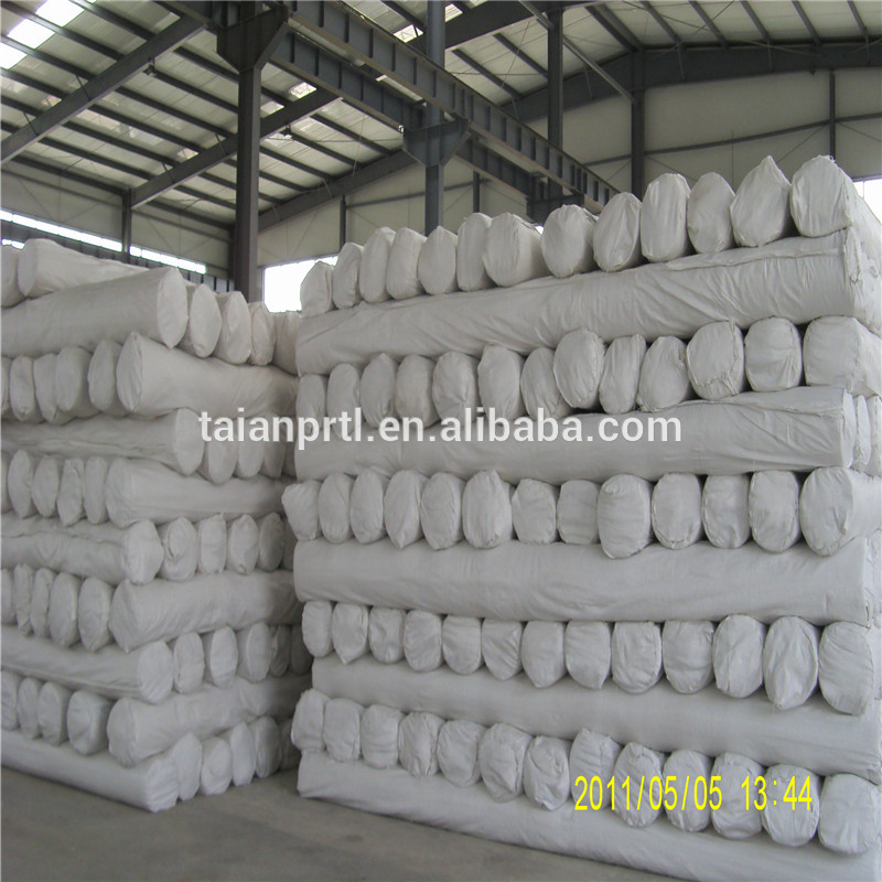 Polyester White Color Nonwoven Short Fiber Geotextile 450g