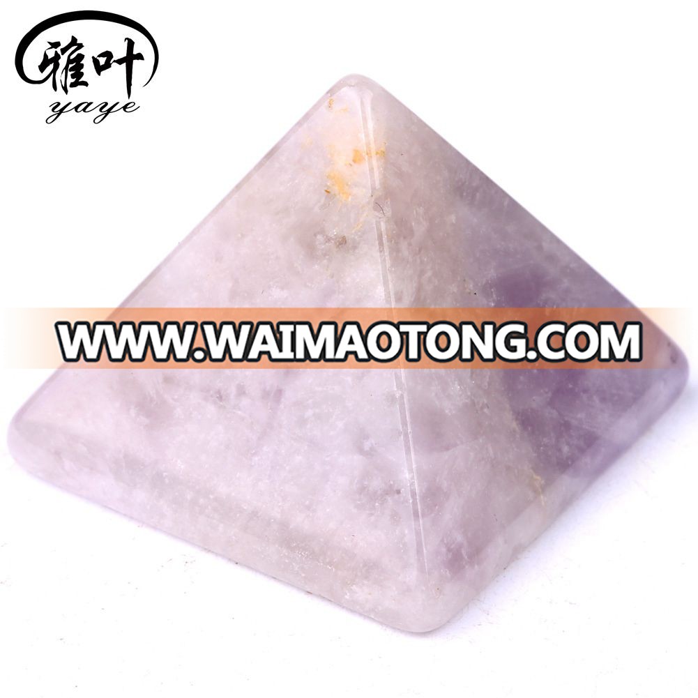 Natural Amethyst Pyramid Orgone Pyramid