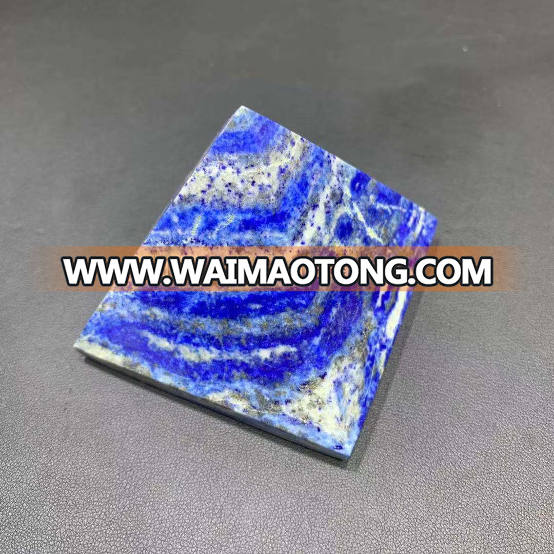 wholesale natural lapis lazuli crystal stone pyramid blue crystal stone healing reiki for decoration