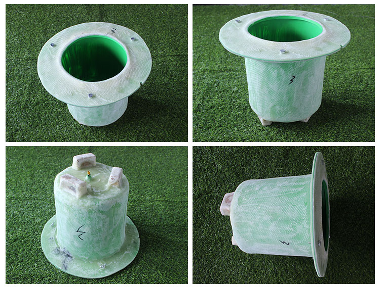 Rectangle large fiberglass concrete planter flower pot molds for sale