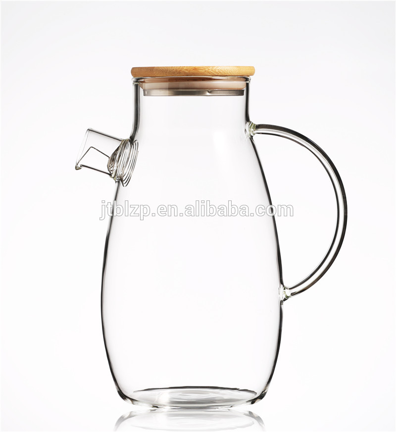 New Design Glass Water Jug/glass Water Filter Pitcher/glass Water Jug With Lid