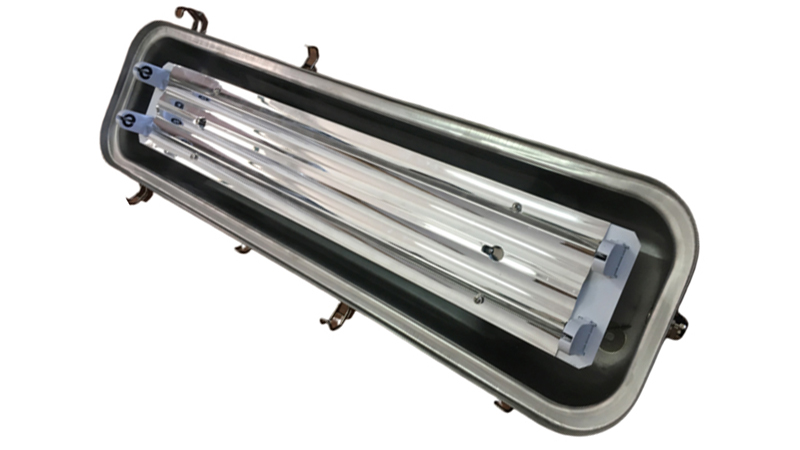 CE Rohs Listed 1.2m 1.5m ip65 waterproof 2x28w 2x36w PC cover stainless fluorescent luminaire