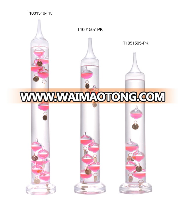 Galileo Thermometer with New Shape Tags