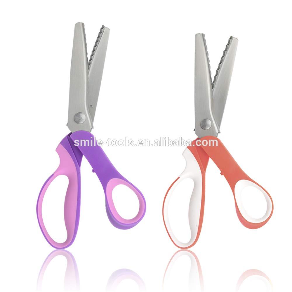 Professional pinking scissors tailoring scissors for fabrics cutting