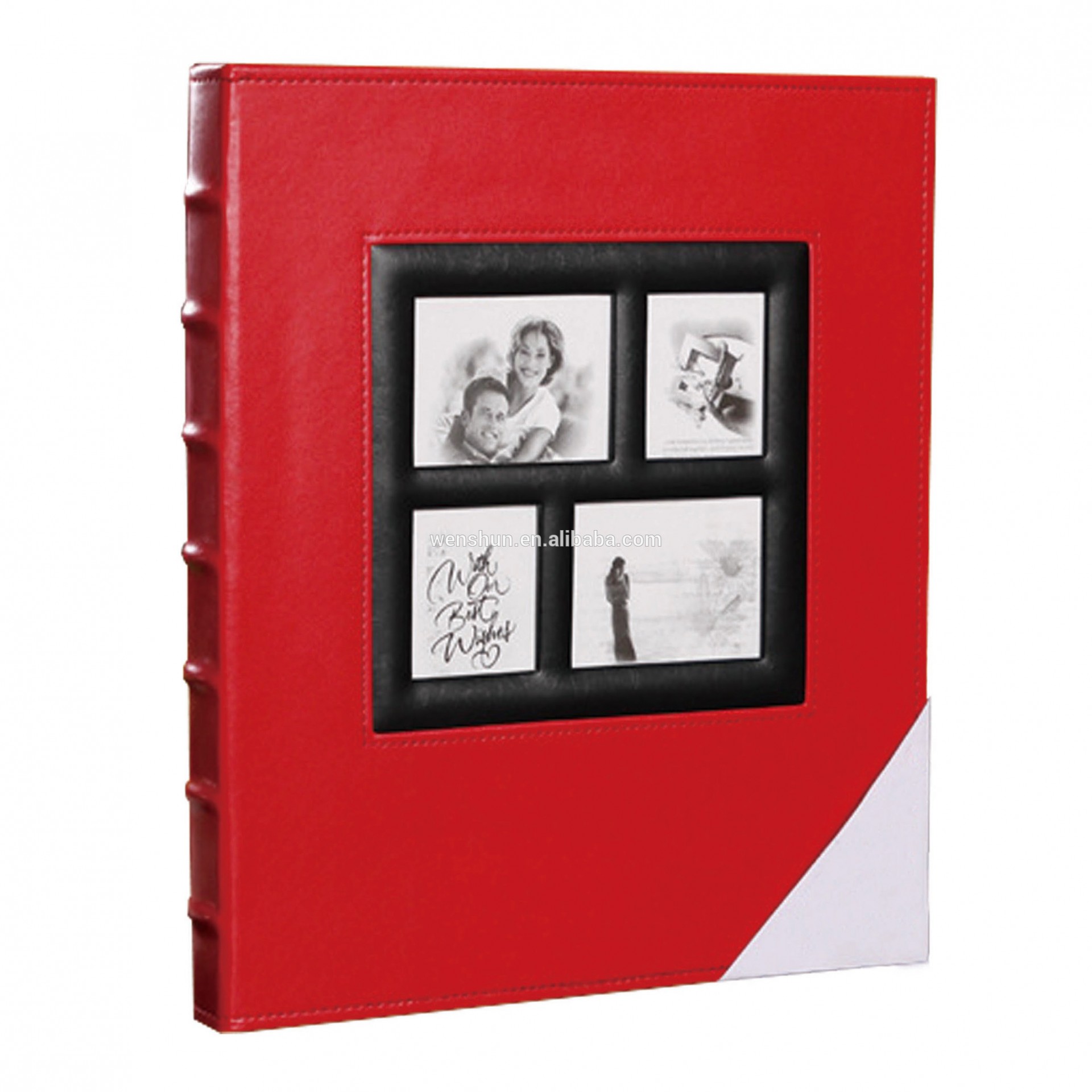 Extra Large Capacity Leather Cover Wedding Family Photo Albums Holds 500 4x6 Photos