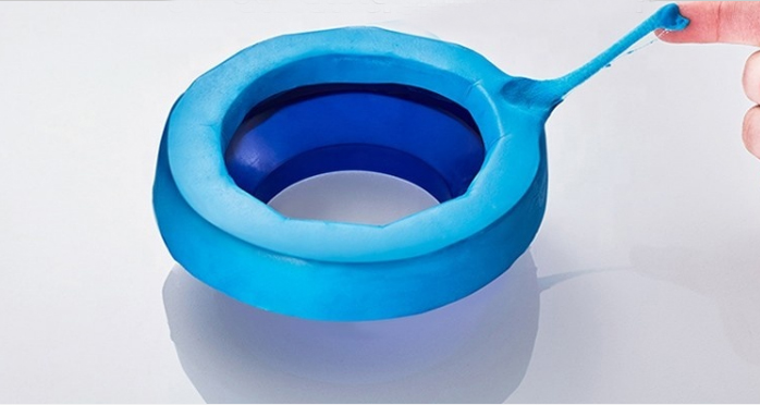 Toilet Bowl Rubber Ring with Plastic Flange Better than Wax Ring