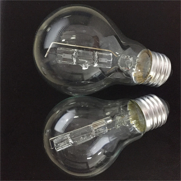 A55 28W 42W 53W 220V 2700K Clear globe halogen lamp bulb light