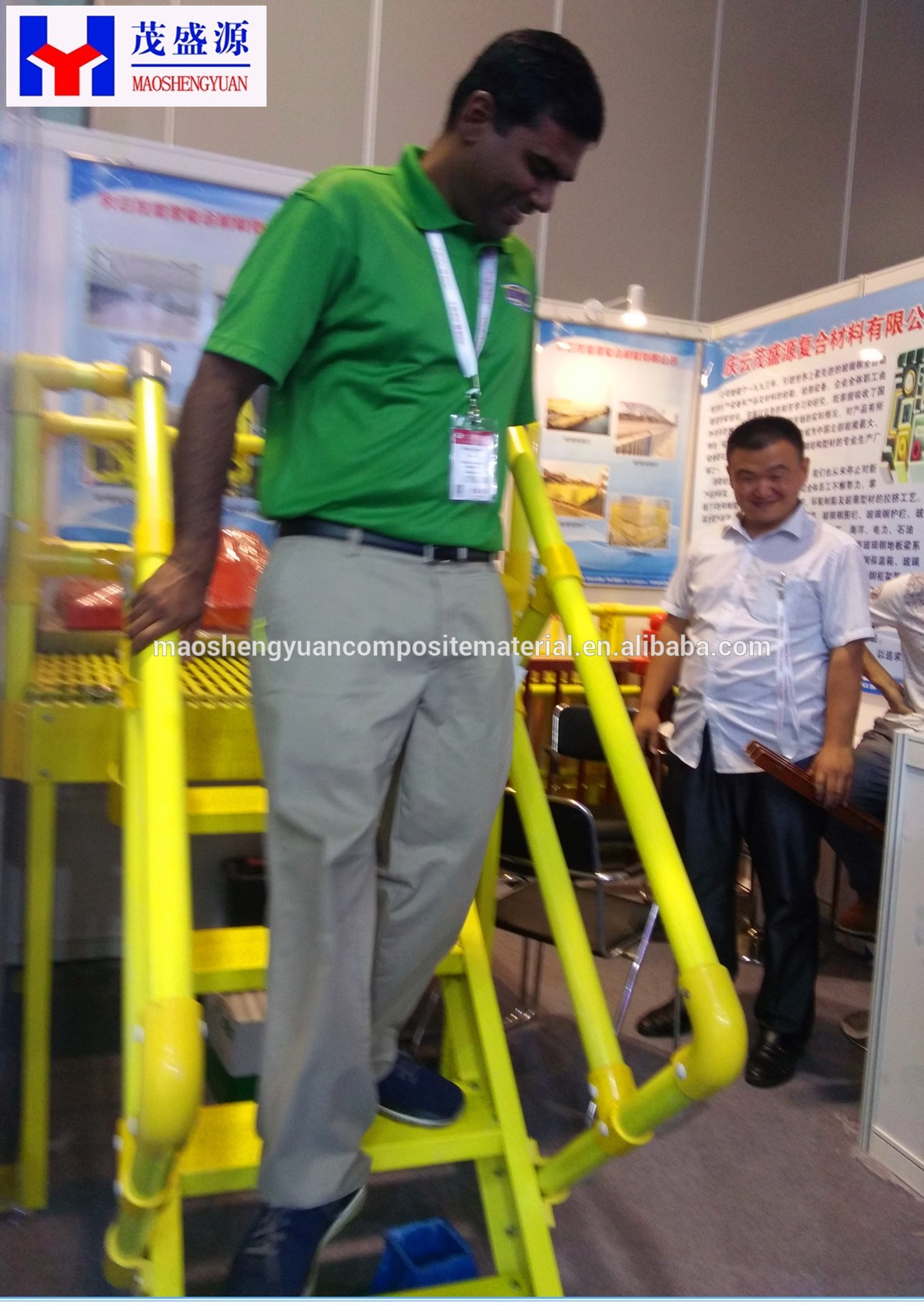 High strength FRP product for Insulation Fiberglass  putruded FRP Ladder Step Ladder