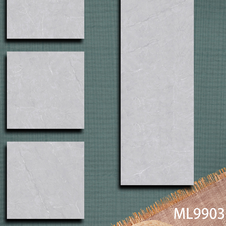 Zibo factory Bathroom porcelain polished floor tile