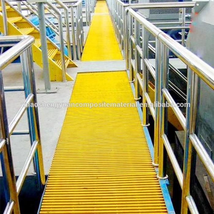 China manufacturers  glass fiber reinforced  plastic walkway grating fiberglass frp grp outdoor plastic flooring sheet