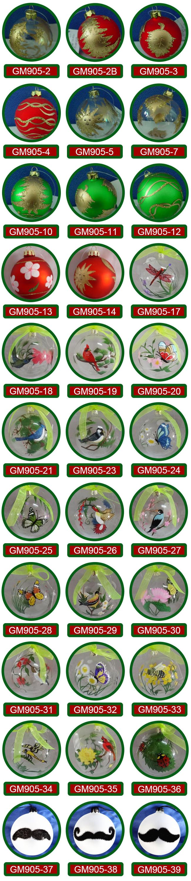 Wholesale small empty transparent hanging borosilicate glass balls