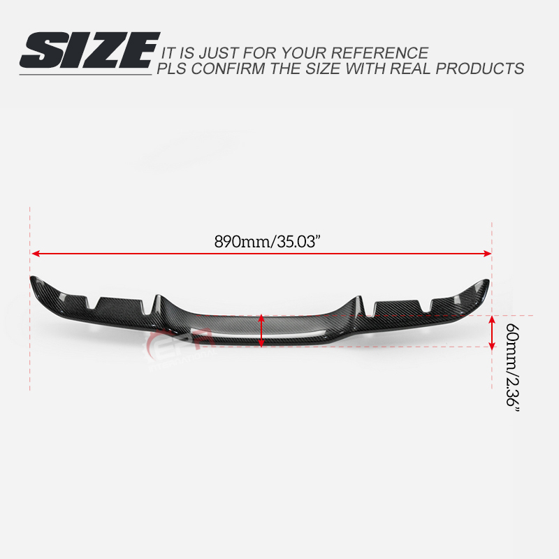 for Honda Civic FK8 Type R BLZ Style Rear Bumper Diffuser Garnish