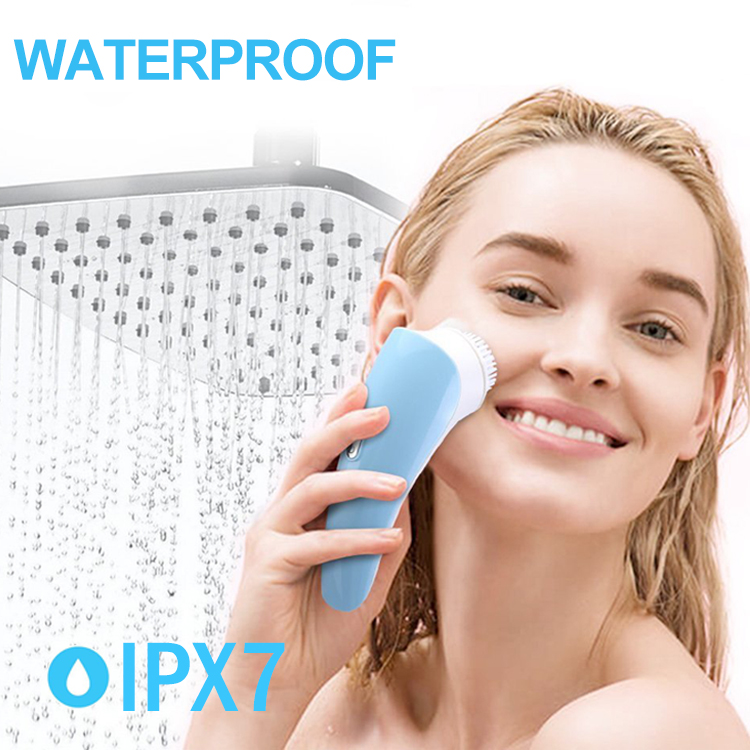 Waterproof compatible replacement facial cleansing brush