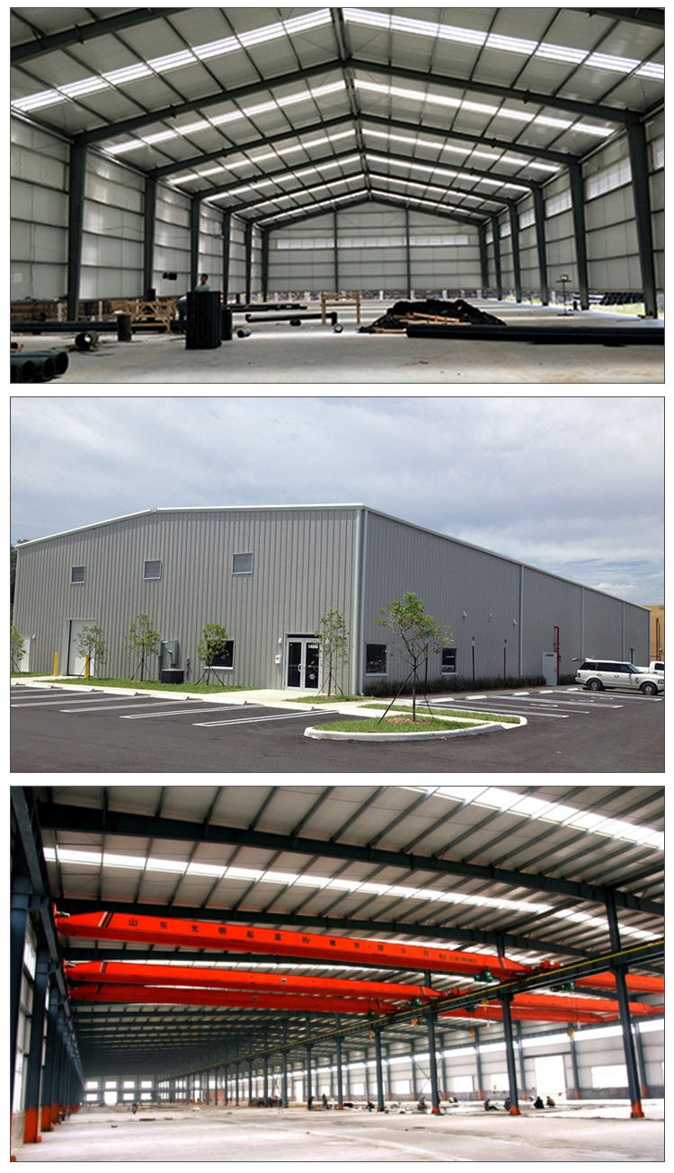 2018 new style prefabricated steel structure parking shed industrial price of structural steel for sale