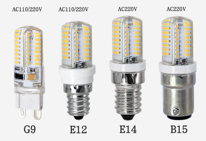 Silicone LED BA15D Lamp 110V 4W For Boat Car Machine Application