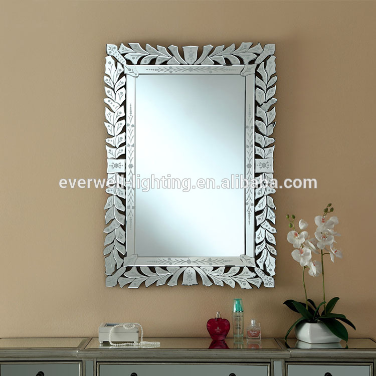 Modern design rectangle wall mirror