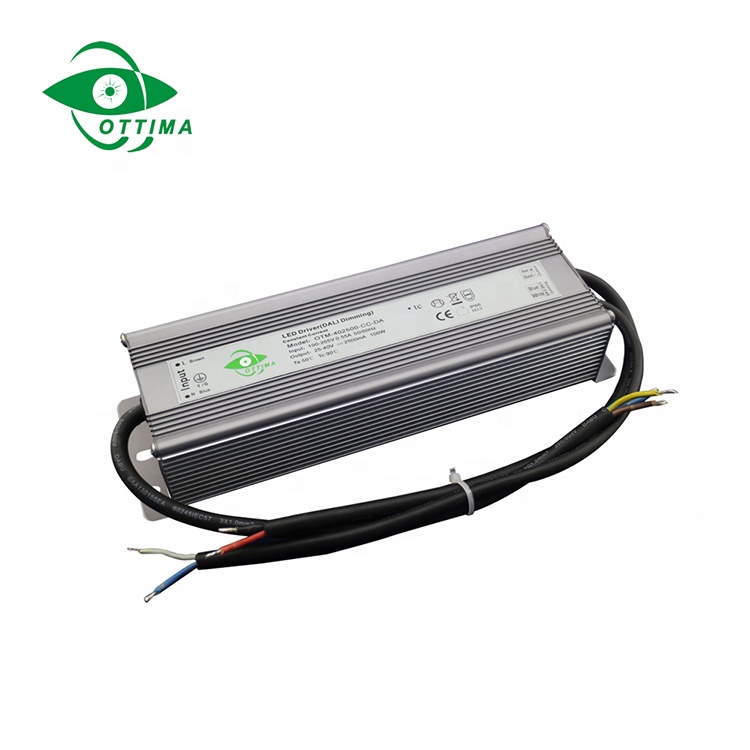 Switching power supply 100W 0-2500mA constant current dali dimmable led driver