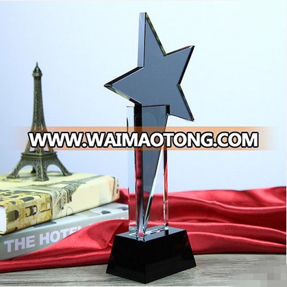 MH-JB0163 personalized engraving Crystal  award trophy with base