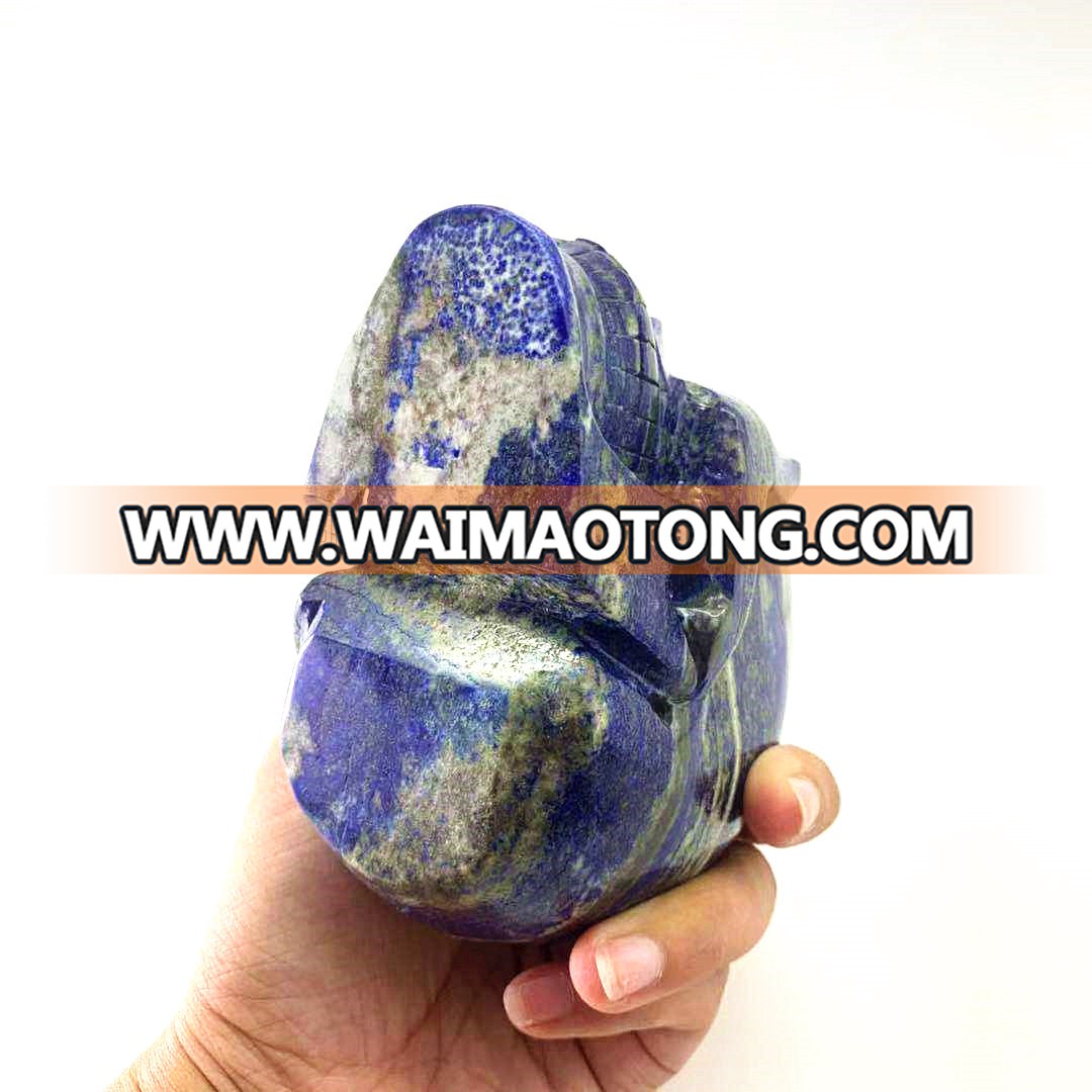 Wholesale Natural Quartz Crystal Skulls Lapis Lazuli Skulls Top Quality Crystal Carvings Home Decoration