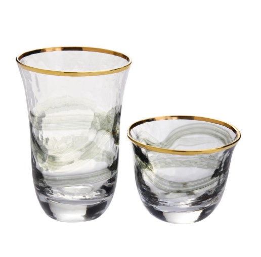 Japanese style glass lucency cup home decoration accessories.