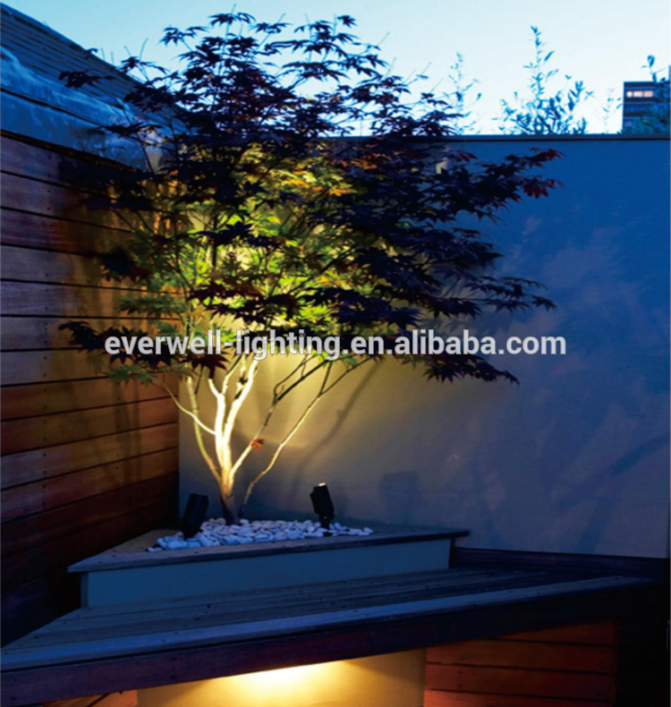 AC85-265v Outdoor Waterproof Landscape tree RGB spot flood light led garden inground spike lighting