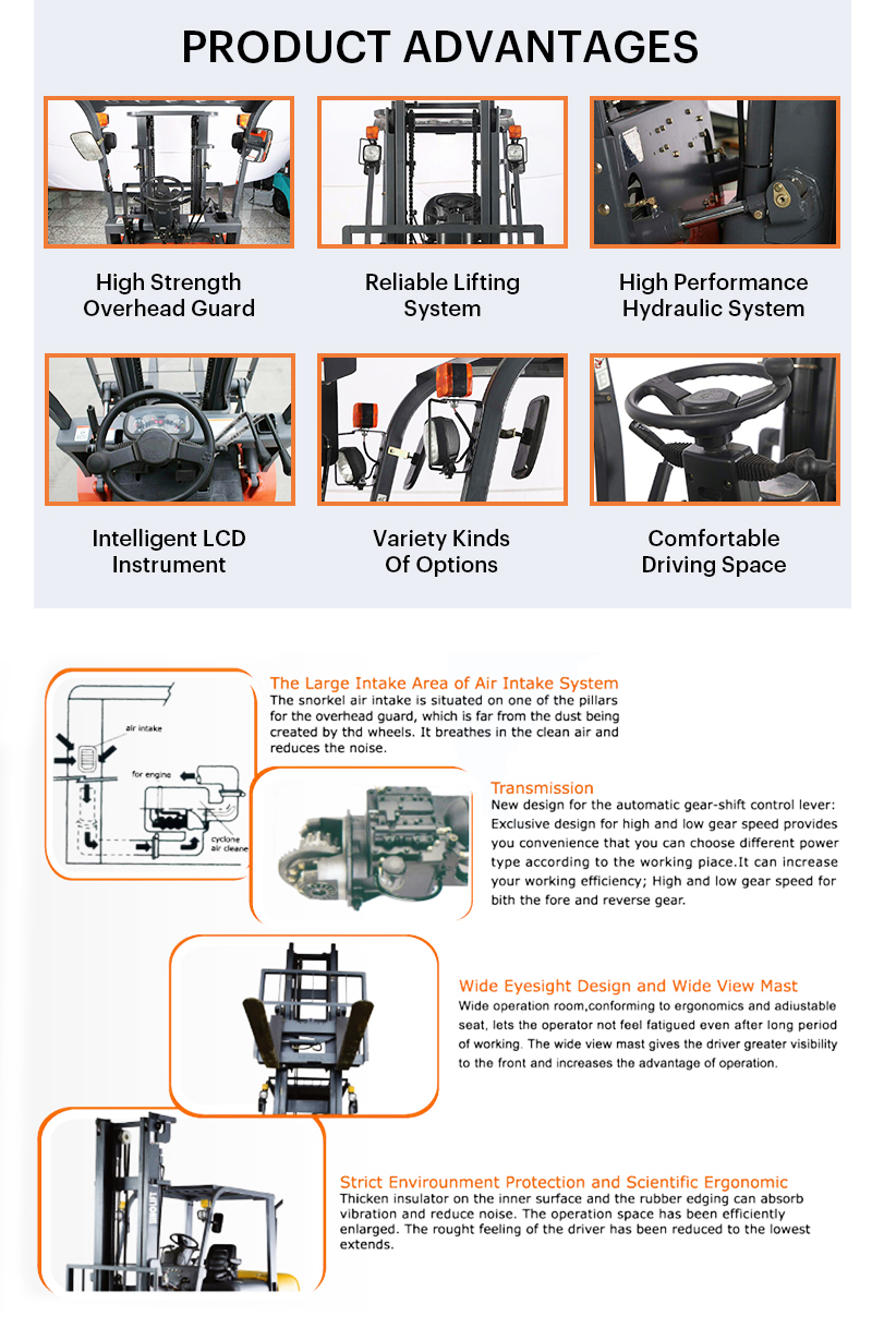 SINOLIFT L Series CPCD40L Counterbalance Diesel Forklifts