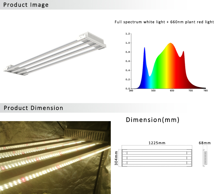 400W grow led light bar for plants