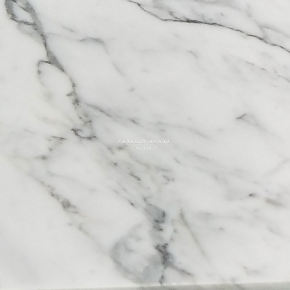 Asian Calacatta Gold White Marble Tile With Gold Veins