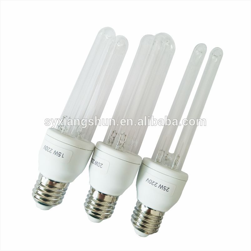 UVC E27 Remote Quartz Germicidal Sterilization CFL Ozone Lamp bulb Ultraviolet light E27 base for disinfect bacterial kill virus