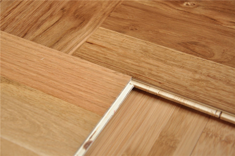 Building supplies 3-ply 3-strip in parquet engineered oak wood flooring