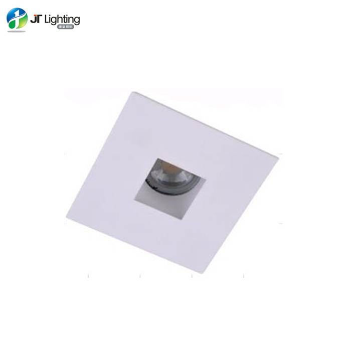 Baffle 4 GU10 Recessed Square Reflector Recessed Pot Light Trim