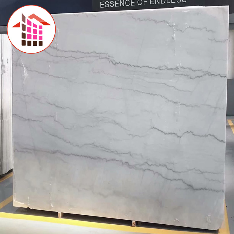 Natural own quarry cheap price guangxi white marble tile