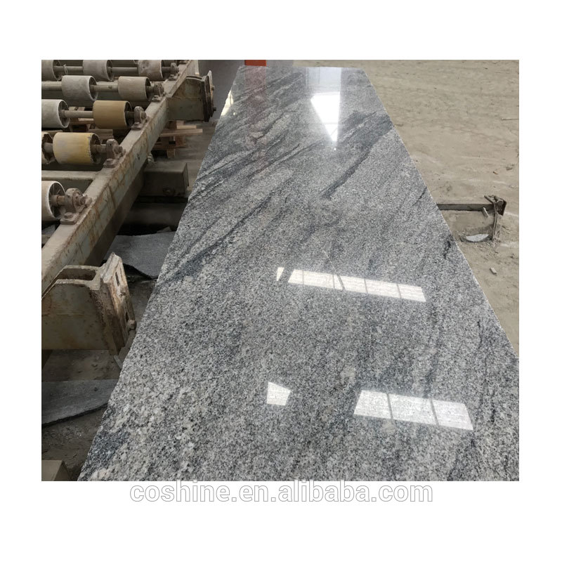 China Natural Polished Nero Santiago Grey Slab Granite For Stairs Floor Tiles